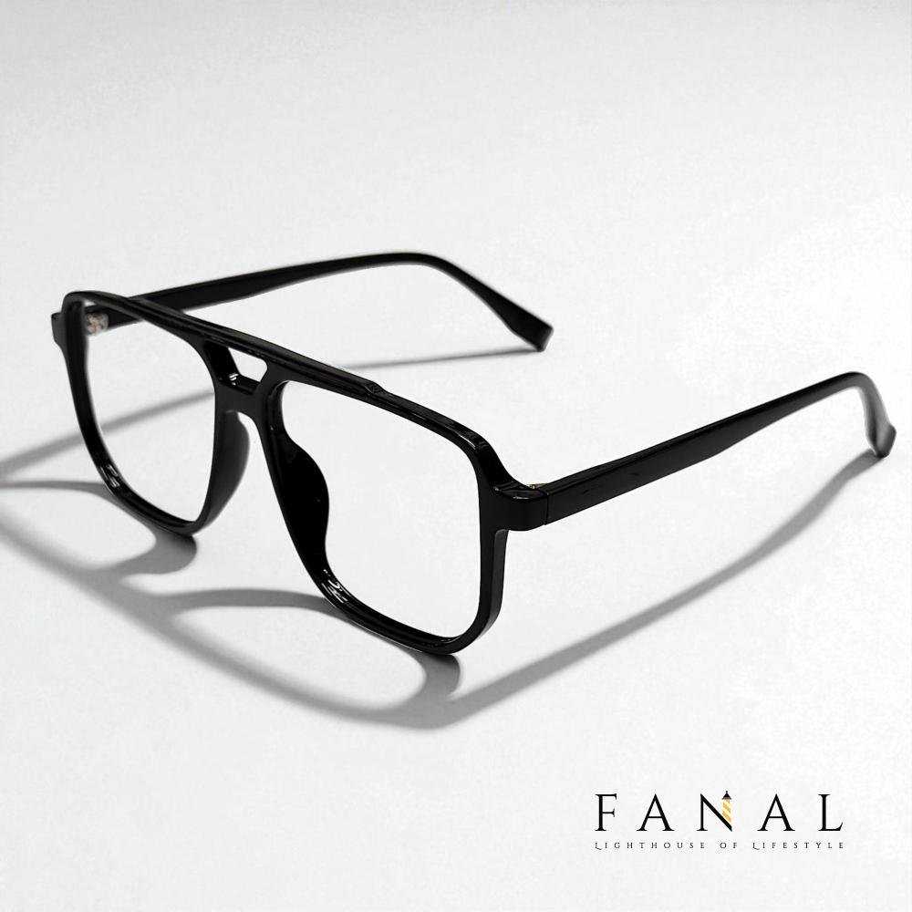 Double Bridge Over Sized Eyeglasses