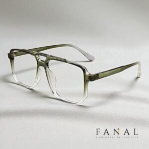 Double Bridge Over Sized Eyeglasses