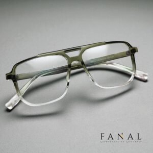 Double Bridge Over Sized Eyeglasses