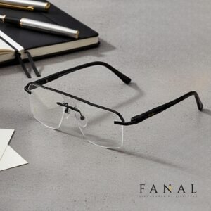 Cartier Double Bridge Rimless Eyeglasses