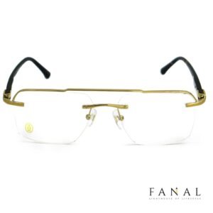 Cartier Double Bridge Rimless Eyeglasses