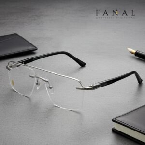 Cartier Double Bridge Rimless Eyeglasses