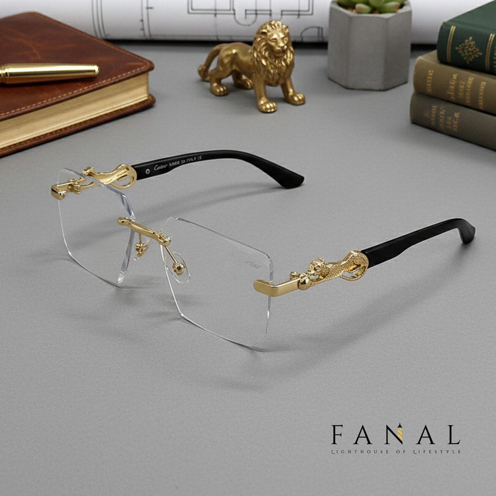 Cartier M002 | E510FFS Eyeglasses | Rimless