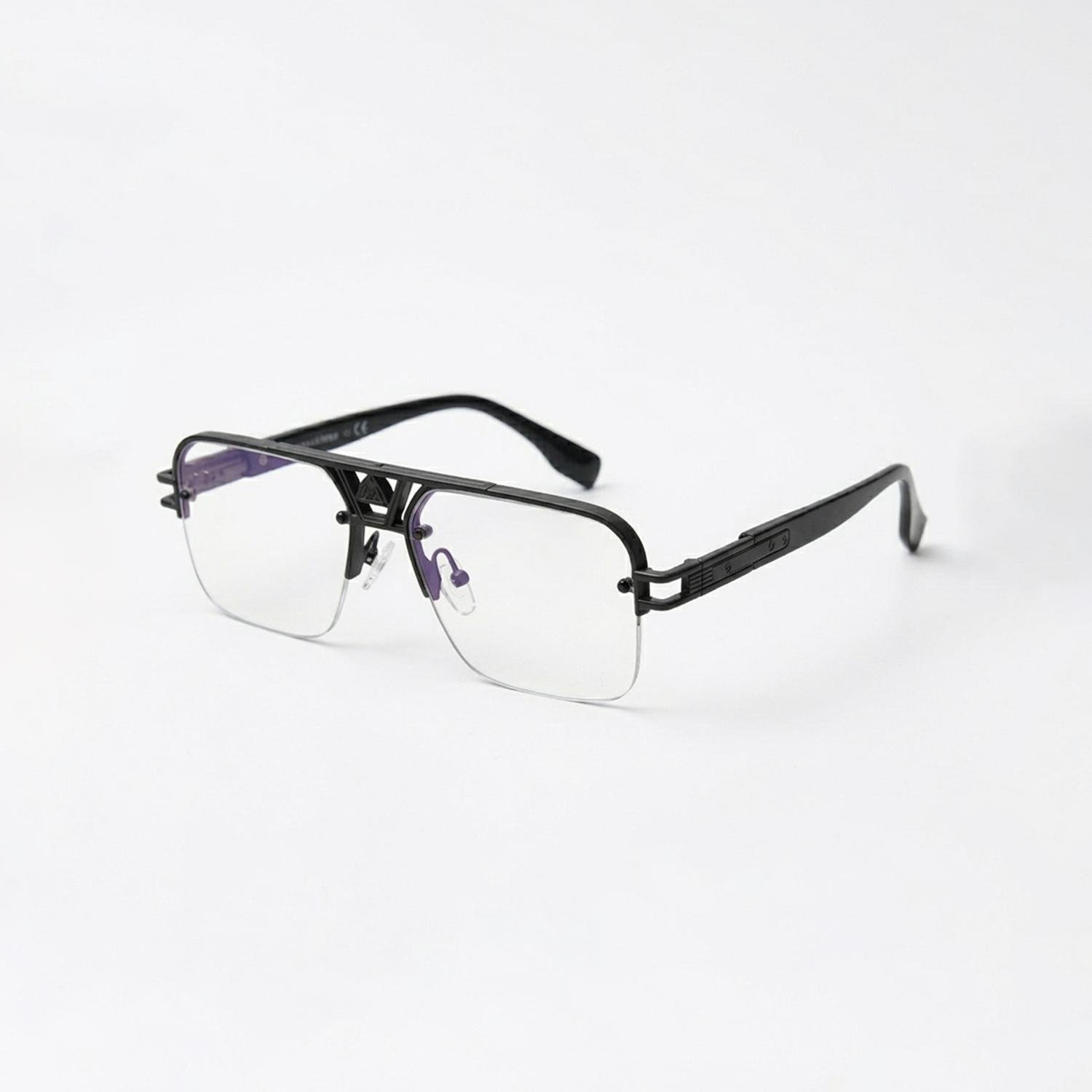 Maybach KSL98344 | E519FFS Eyeglasses Black (HALF RIMLESS)
