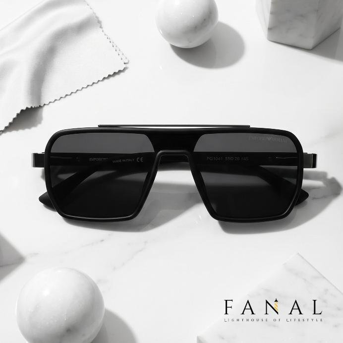 EMPORIO ARMANI J8150 | E551FSS SUNGLASSES | BLACK GUN - Image 3