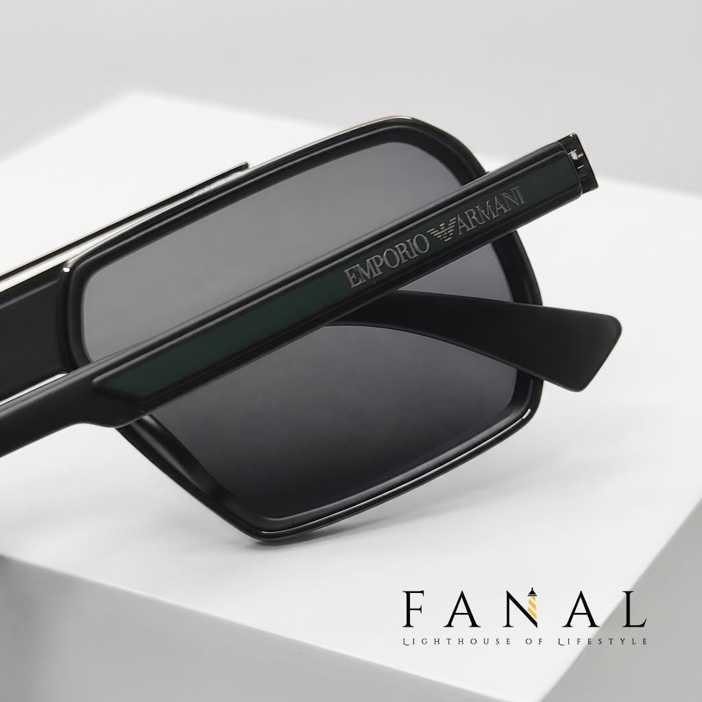 EMPORIO ARMANI J8150 | E551FSS SUNGLASSES | BLACK GUN - Image 2