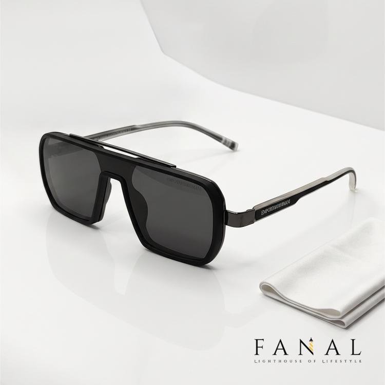 EMPORIO ARMANI J8150 | E551FSS SUNGLASSES | BLACK & WHITE