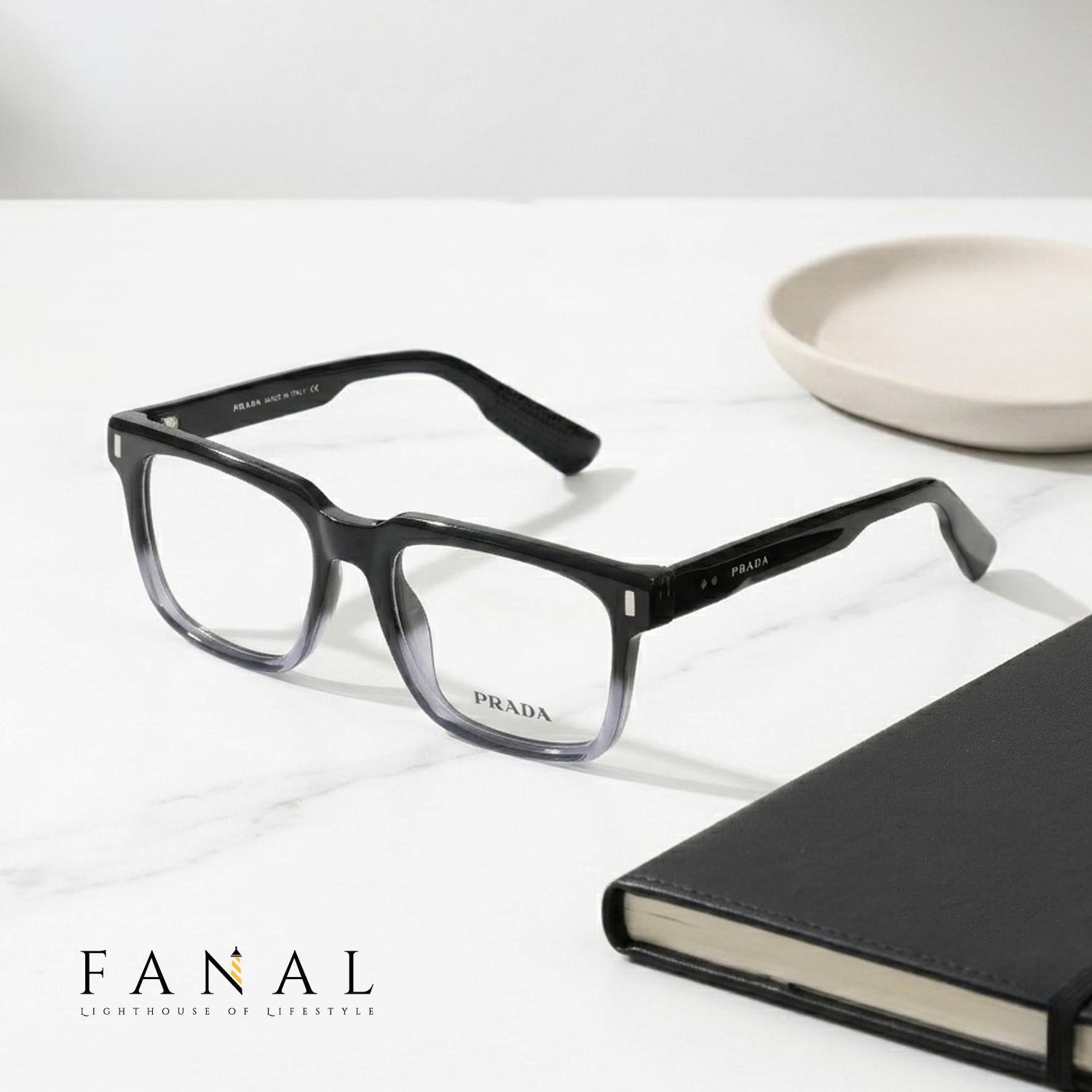 PRADA 8557 | E552PIFS | EYEGLASSES | BLACK & GRAY