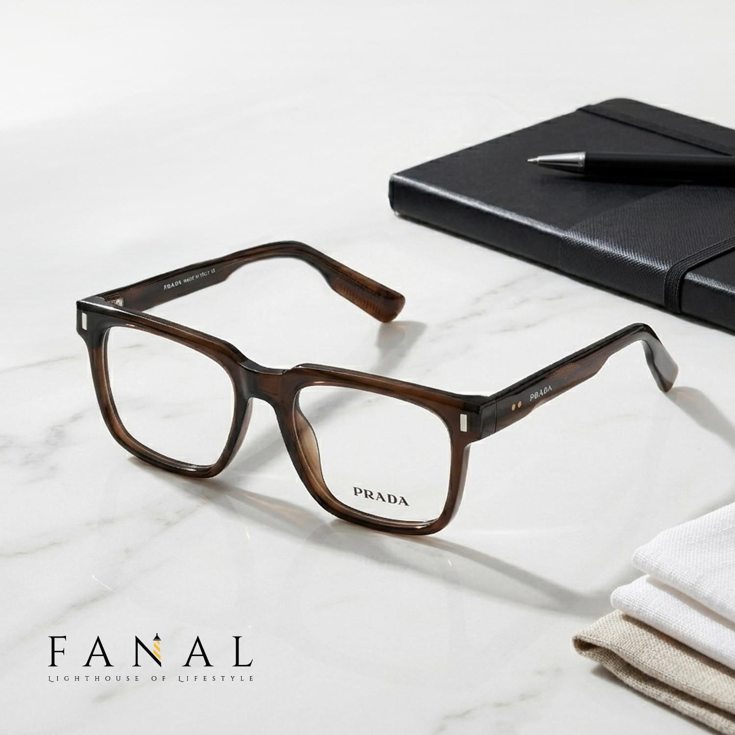 PRADA 8557 | E552PIFS | EYEGLASSES | BROWN