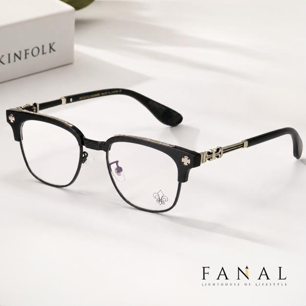 CHROME HEARTS 9217 | E553FSS EYEGLASSES | BLACK