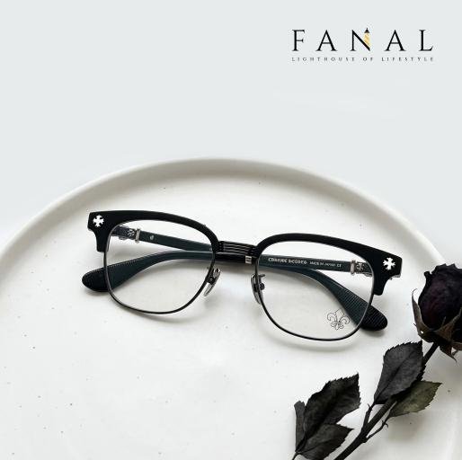 CHROME HEARTS 9217 | E553FSS EYEGLASSES | BLACK - Image 3