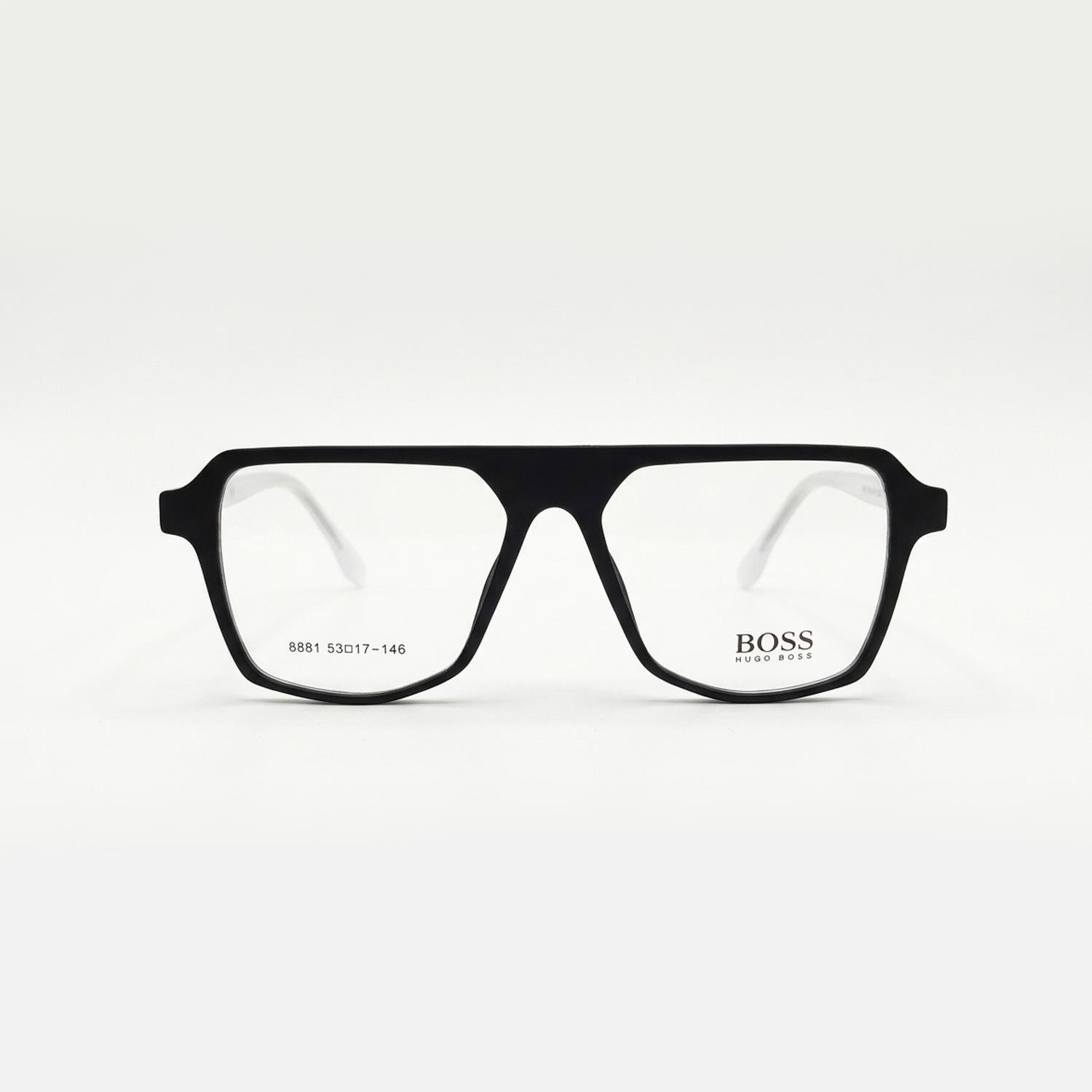 HUGO BOSS 8861 | E558FSS | Eyeglasses | Black & White - Image 3