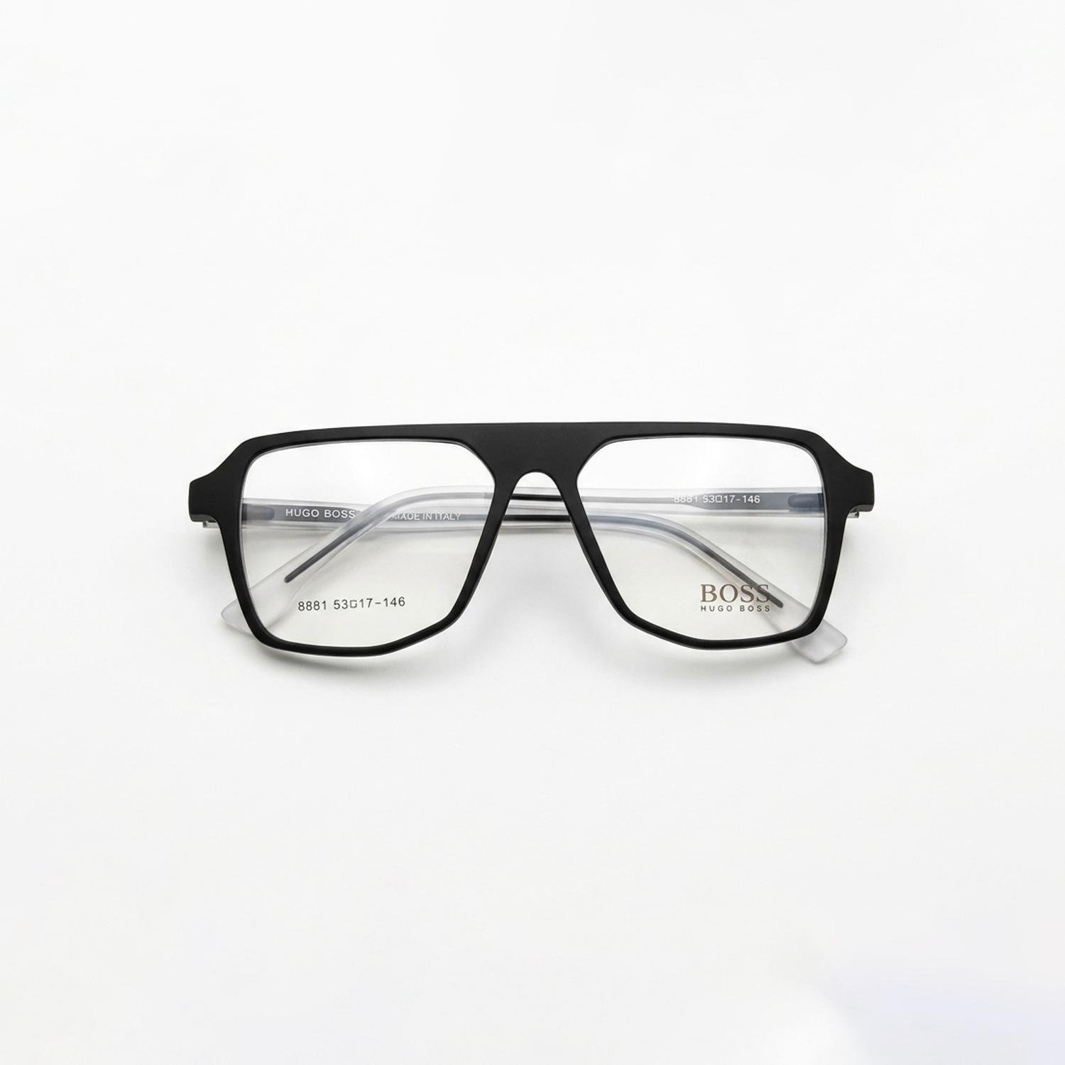 HUGO BOSS 8861 | E558FSS | Eyeglasses | Black & White - Image 2