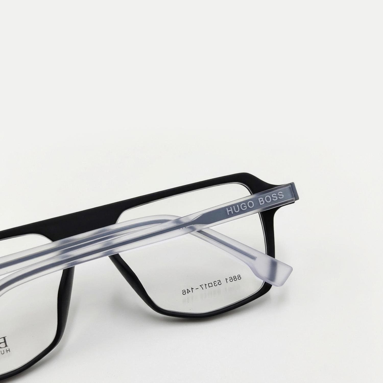 HUGO BOSS 8861 | E558FSS | Eyeglasses | Black & White - Image 4